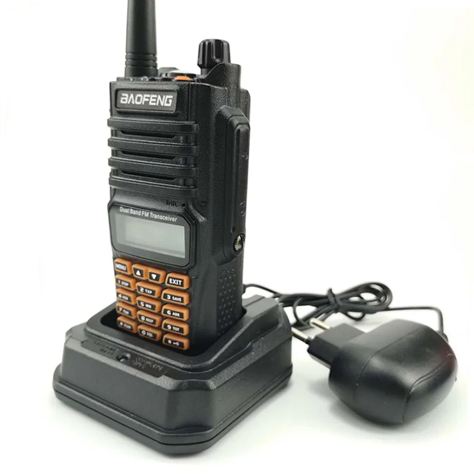 2PCS Baofeng UV 9R Plus Waterproof Walkie Talkie IP67 Dual Band Ham Radio Amador UV 9R 5