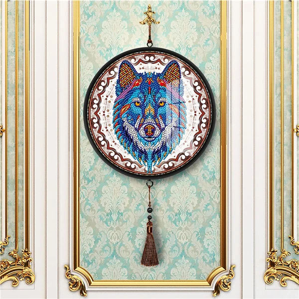 HUACAN алмазная живопись мазайка животные совы алмазная вышивка распродажа картины стразами декор для дома - Цвет: YKH32
