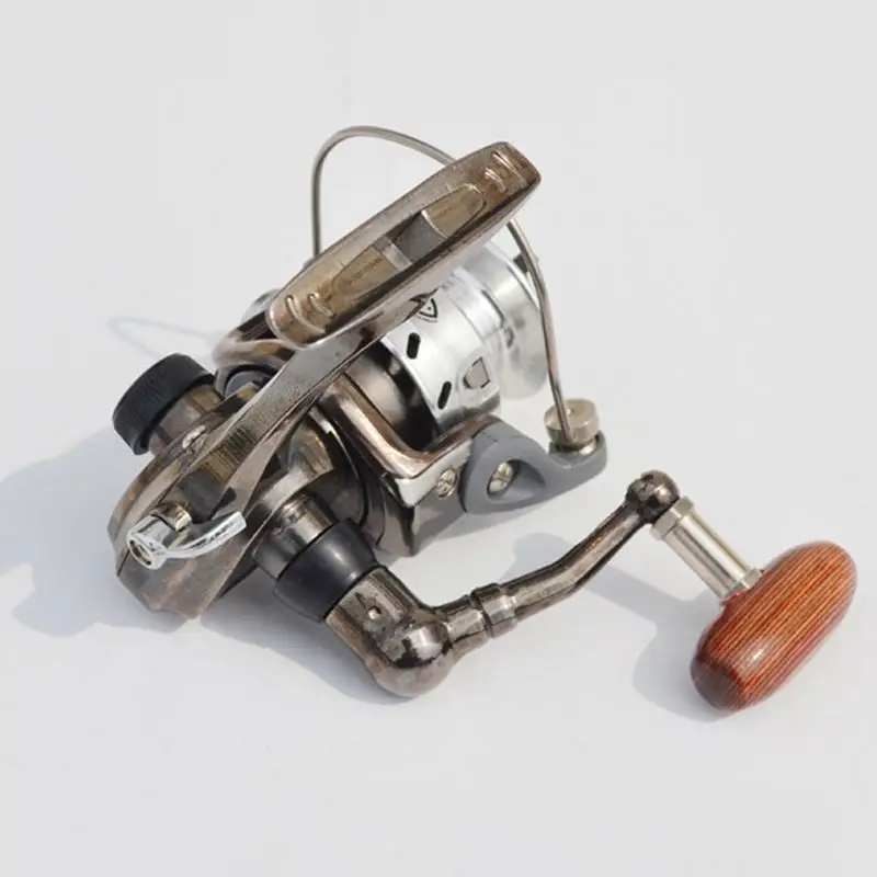 SHUANGYU RAMPART MN100 Full Metal Body Spinning Fishing Reel Ice Reel Raft Lure Wheel Mini Small Reel Fish-ing Accessories parts