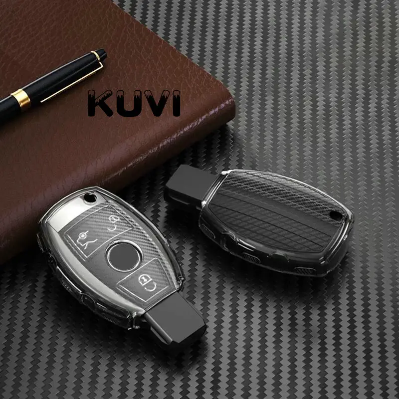 Чехол для ключей из ТПУ защитный чехол ключа Mercedes benz A B R G Class GLK GLA w204 W251 W463