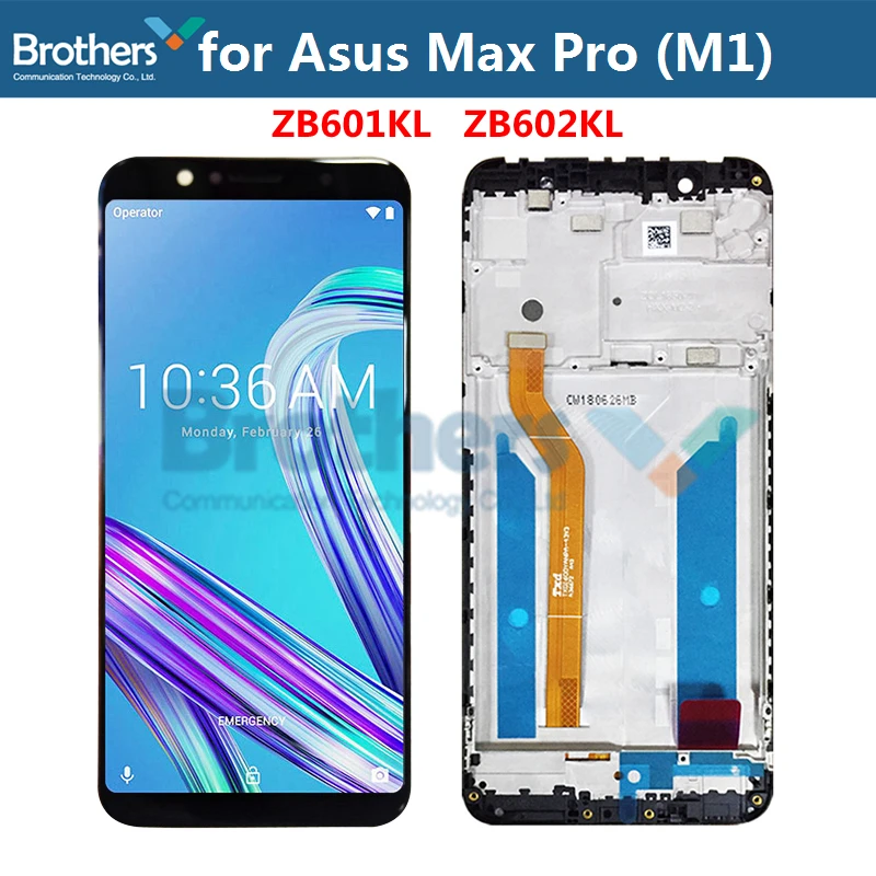 Для Asus ZenFone Max Pro M1 ZB601KL ZB602KL ЖК дисплей с рамкой сенсорный экран дигитайзер для ASUS в