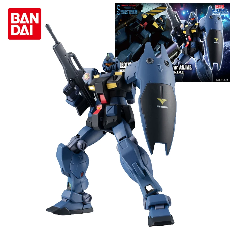 

Bandai Genuine THE ROBOT SPIRITS Limited GUNDAM 0083 RGM-79Q GM QUEL Violence Suppression Anime Action Figure Toys Ornaments