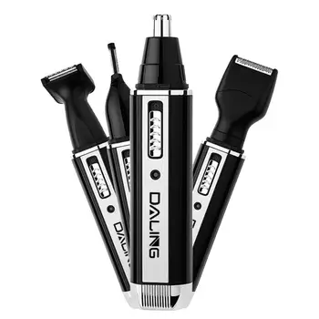 

Multifunction 4-in-1 Electric Nose Hair Trimmer Charging Hair Trimmer Set Rechargeable Nose Side Burns Eyebrow Hair Shaving Kit