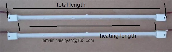 

IR white-coated lamp Halogen Heat Lamps with CE approved