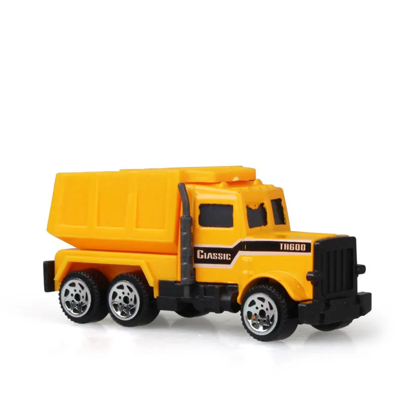 Mini Alloy Diecast Car Model Engineering Toy Vehicles Dump Truck Forklift Excavator Model Car Mini Gift For Kids Boys 16