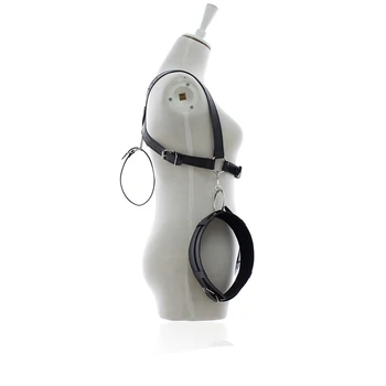 Thigh Restraint Straps Sling Leg Spreader Open Restraint Belt Bondage Harness with Wrist Cuffs BDSM Sex Position Aid Adult Toys 4