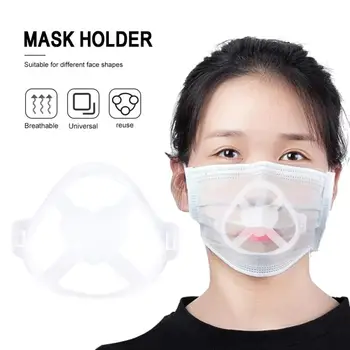 

10Pcs Mask Bracket Face Skin Care Tools Reusable Fashion Adults Mouth Nose Breathable Dustproof 3D Face Mask Holder Dropshipping