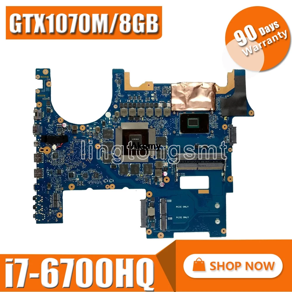 SAMXINNO G752VS Mianboard для ASUS G752VM G752VML G752VS G752VSK материнская плата i7-6700HQ GTX 1070 M/8 GB GPU