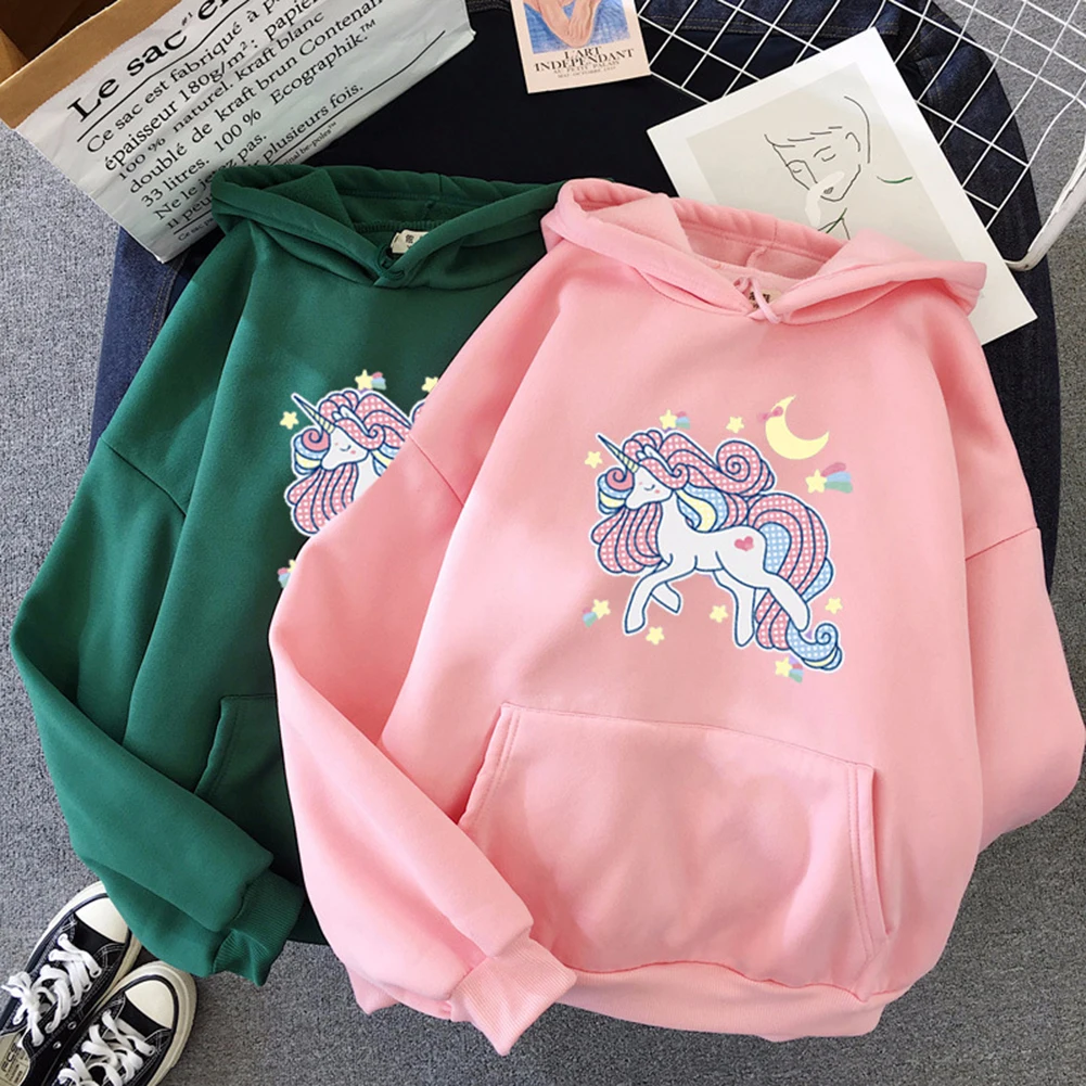 Женские толстовки с капюшоном, S-XXL, Осень-зима, флисовый пуловер в стиле Харадзюку, одноцветные, плотные, свободные, женские толстовки с капюшоном, свитшоты, женская повседневная одежда