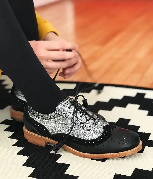 Mulheres flats lace up sapatos estilo Doce