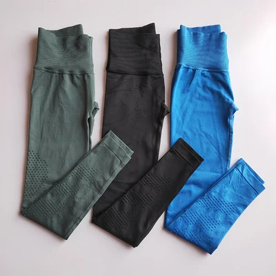 

Yoga Pants Women High Waist Hip Lifting Sport Legging Gym Tights Quick Dry Running Fitness Pants Seamless Cropped Pants