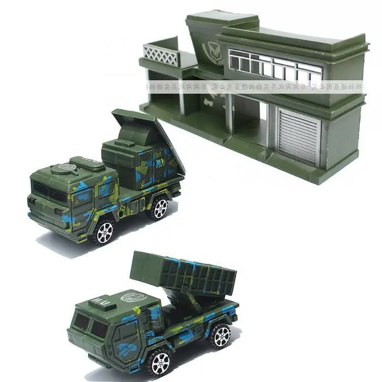 

Model Barracks/Large Armoured Car World War II Military Model Parts CHILDREN'S Toy Manufacturers Direct Selling Wholesale