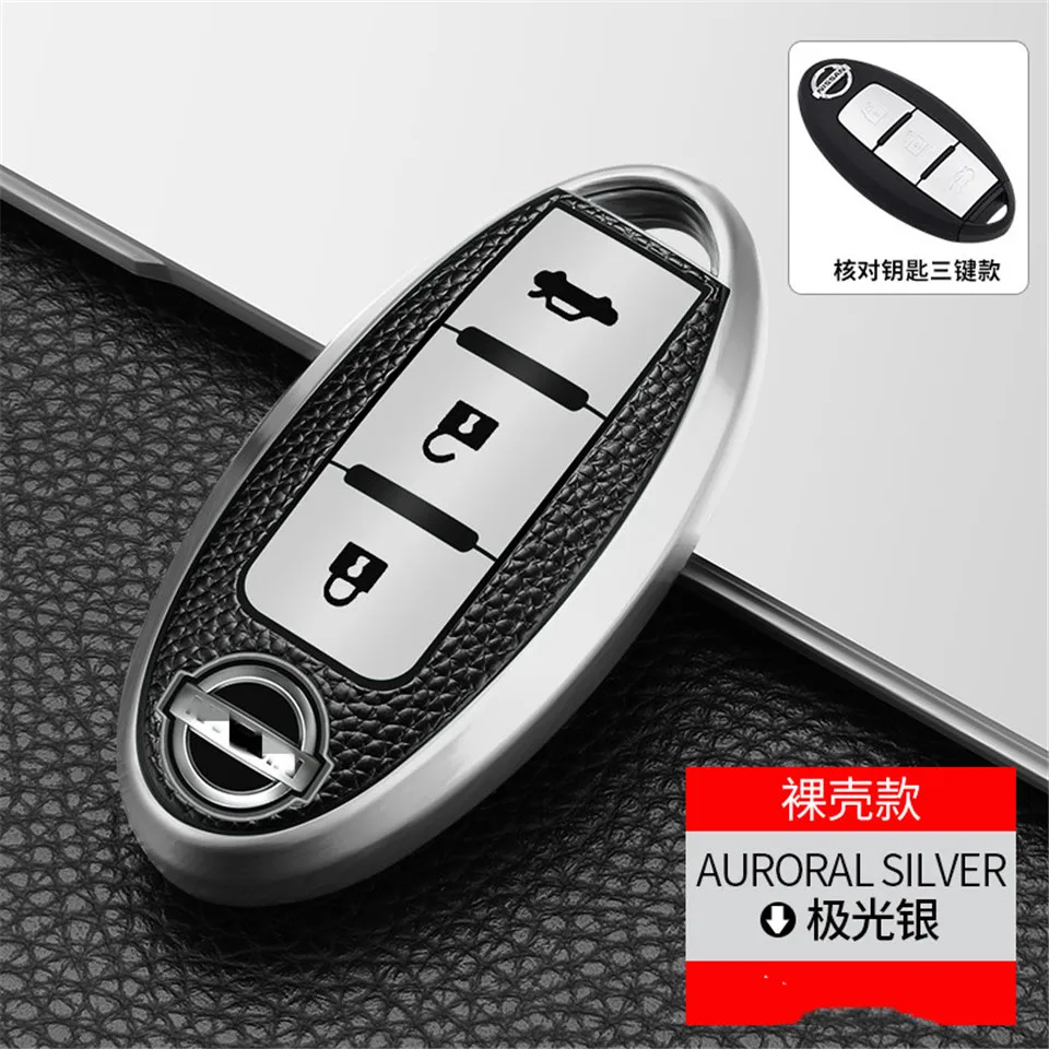 Cover per chiave/telecomando per nissan juke leaf micra k12 note patrol qashqai j11 j10 tiida versa x-trail xtrail x trail t32 Infiniti - H7a7791c6e0ce48a2afbf327aa5561cc3s