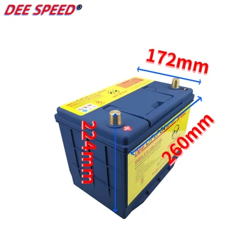 

LifePo4 12V 60Ah battery for car 80D26 start lithium iron battery long life rechargeable 12V start battery for car ignition