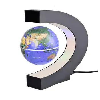 

Kuulee LED Electronic Magnetic Levitation Floating Globe Antigravity LED Night Light Home Decor Novelty gift