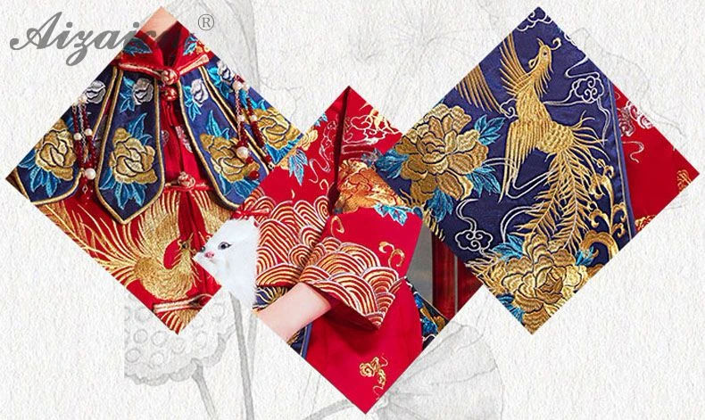 Восточный стиль вышивка Cheongsam красная невеста свадебное платье Qi Pao традиционное китайское свадебное платье Qipao продвижение фрахт