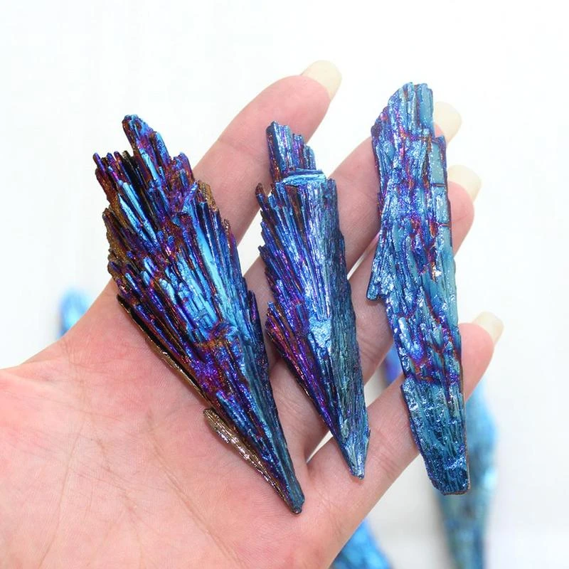 1PCS Natural Quartz Crystal Rainbow Titanium Cluster Mineral Specimen Healing 1PCS Natural Quartz Crystal Rainbow Titanium Cluster Mineral Specimen Healing