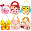 DIY Training Toy Children Mini Bags Non-woven Cloth Colorful Handmade Bag Cartoon Animal Children Handbags Children Sewing Toy 1