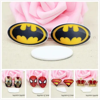 

30pcs/50pcs Mixed cartoon plastic flat back planar resin diy decoration crafts accessories JOR72