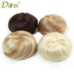 DIFEI 1 шт. синтетический Высокая Температура волокна прямые волосы Chignon Клип В пучок волос Donut ролика шиньоны светлые C