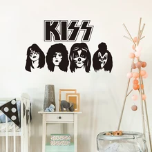 Kiss Band HEADS ACE Питер пол ген автомобиль грузовик музыка окна стены стикеры Наклейка виниловый Декор