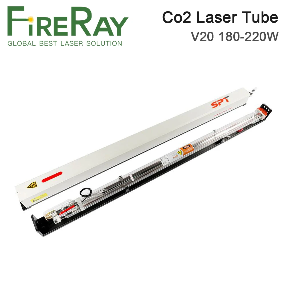 Лазерная трубка FireRay CO2 V20 180-220 Вт диам. 80 мм для лазерной резки и гравировального