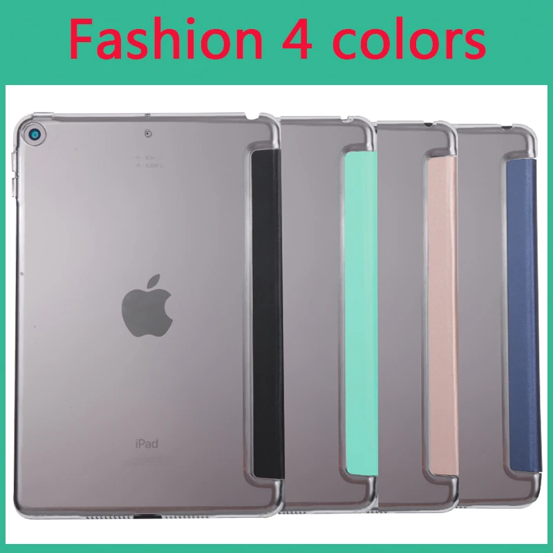 Cover For Apple iPad Mini 4 mini4 7.9 inch A1538 A1550 7.9" Tablet Case Luxury Pu Leather Smart Sleep Tri-fold Bracket Cover