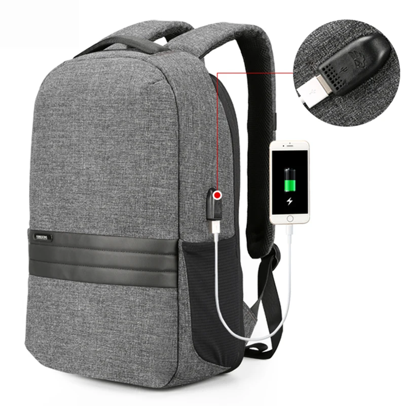 

Men Backpacks Large Capacity Multi Function Fit For 15.6 inch Laptop USB Charging Anti-theft Portable luggage Casual Travel Bags