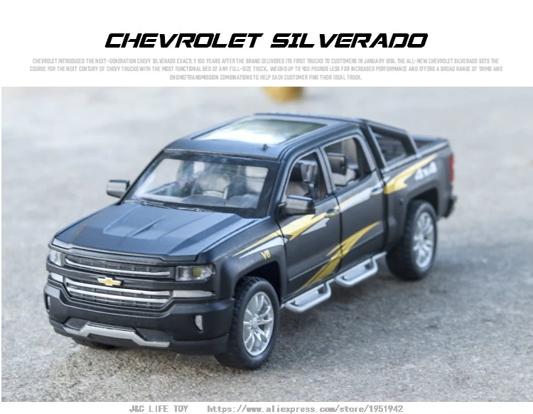 1:32 HX CHEVROLET пикап грузовик игрушка автомобиль металлические Игрушки Diecasts& Toy транспортные средства модель автомобиля высокая Игрушечная машина игрушки для детей