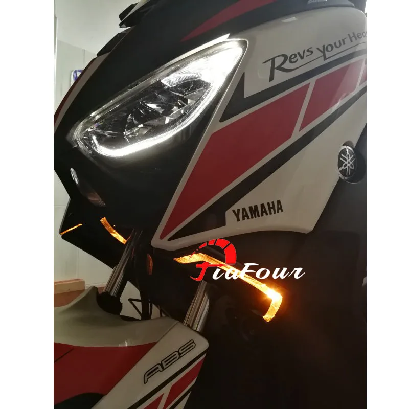Для Yamaha XMAX 250 для 300 5 400 2018 2019 передняя крышка указателей поворота световая