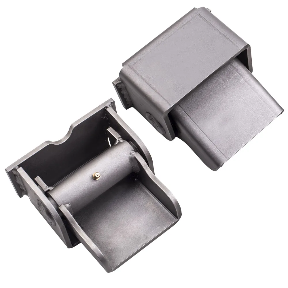 2x Dump Truck Trailer Body Hinges Solid Steel Heavy Duty Grease Fitting Weld On Parts