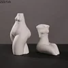 Nordic Nude Figures Vase Human Body Ceramic Vases Bust Character Plant Pots Decorative Flower Arrangement Home Decoration Modern 4
