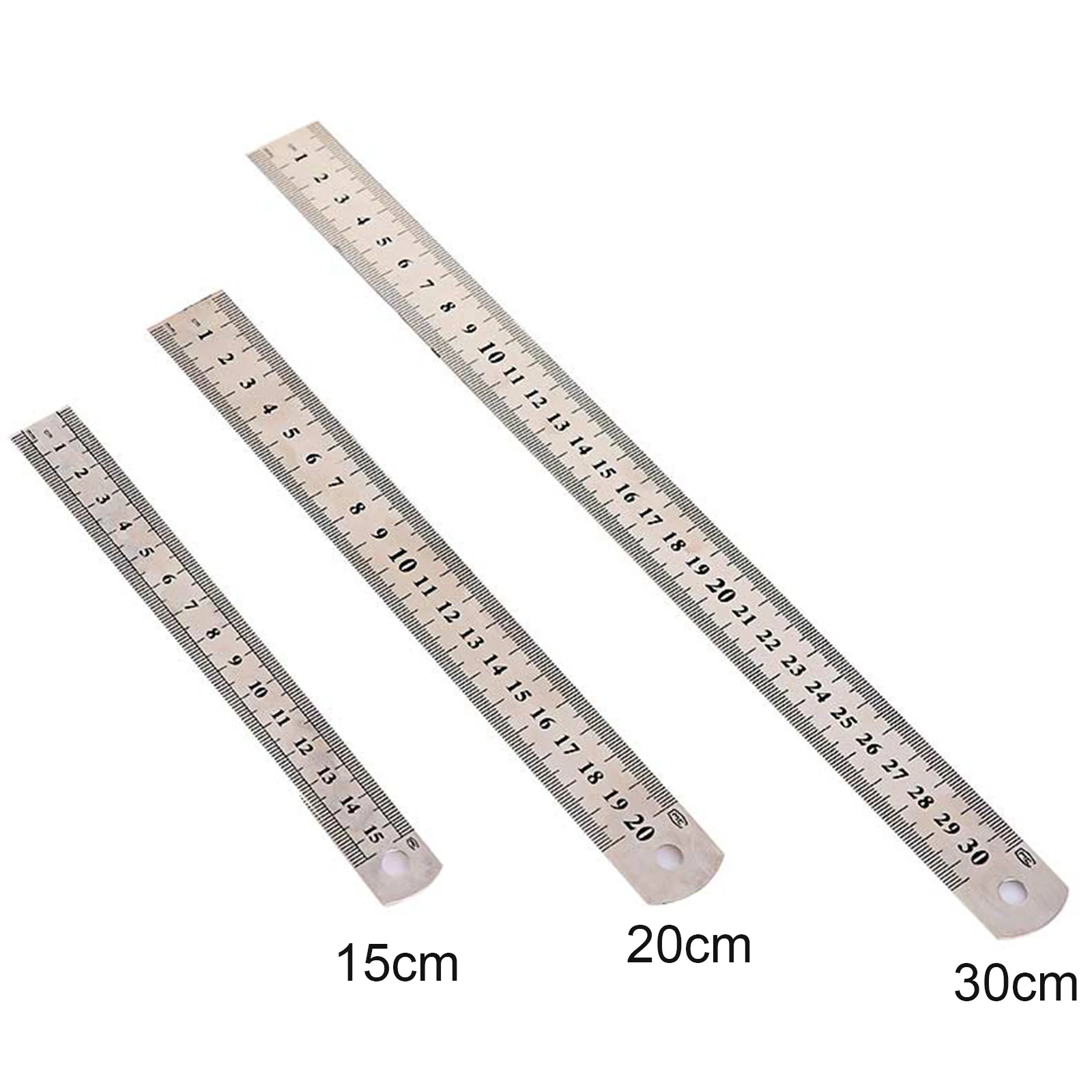 

Sewing Foot Sewing 15-30cm Stainless Steel Metal Straight Ruler Ruler Tool Precision Double Sided Measuring Tool
