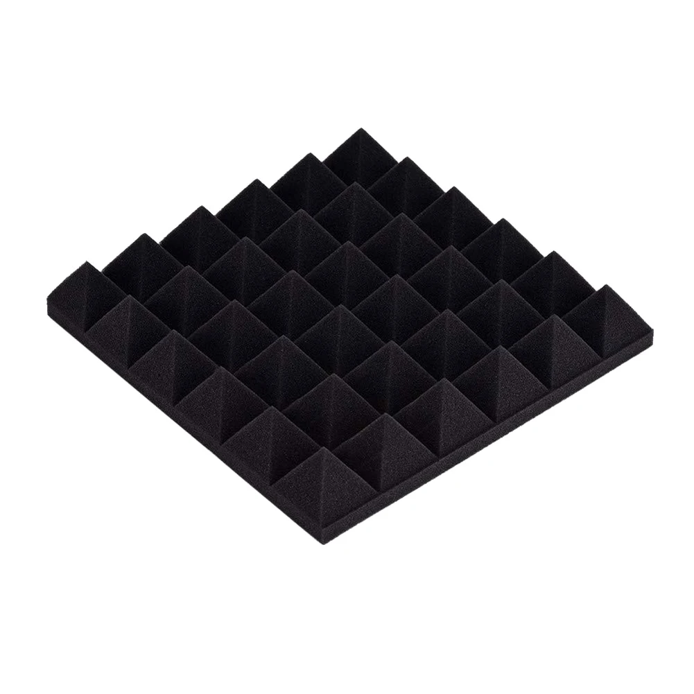 Студийные акустические пены oundproofing поролонная губка панели Плитки абсорбция звукоизоляция аксессуары для отеля Семья 30x30x5 см