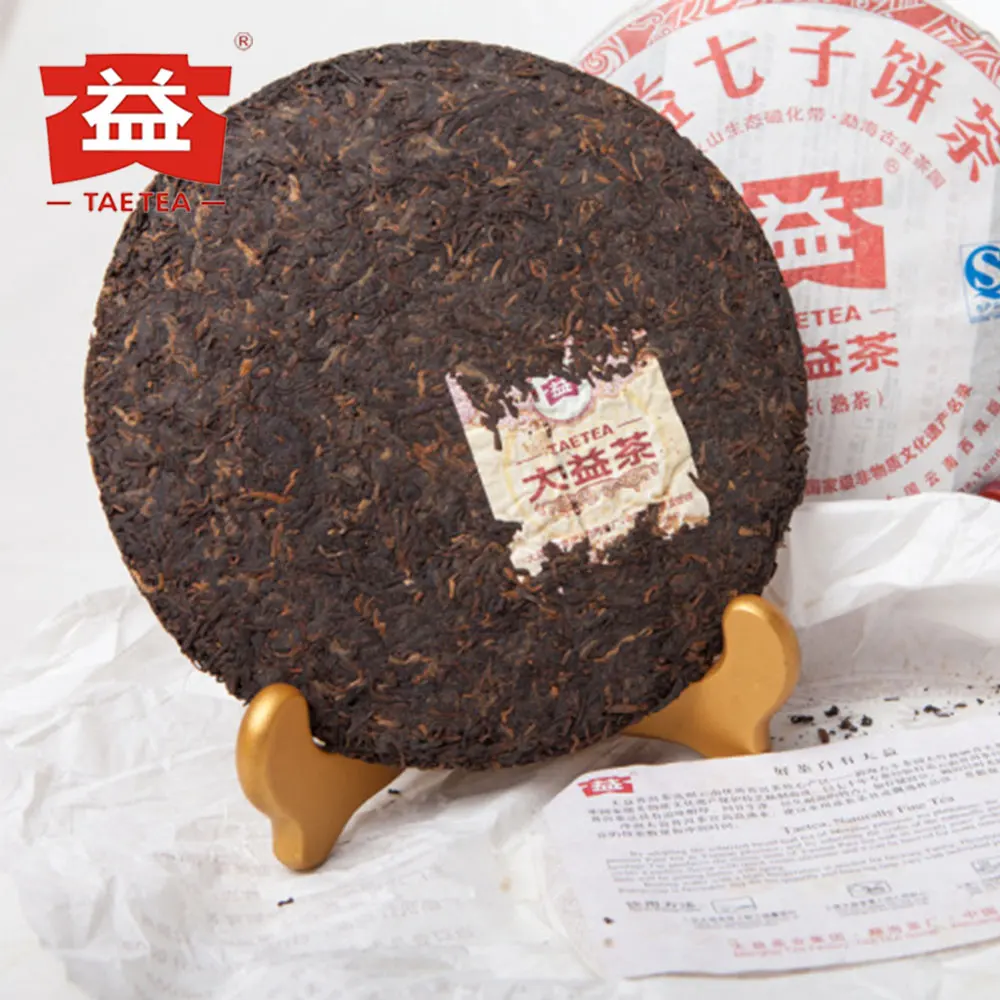 TAETEA Menghai 7572 партия 105/106 спелый ПУ-эр 357 г Dayi Shu Pu-erh торт