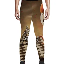 Череп насекомое птица Кость Веревка в цветочек странные красные художественные Брюки Мужская Скрытая Пижама с карманом вечерние Высокая талия износостойкость компрессионные колено