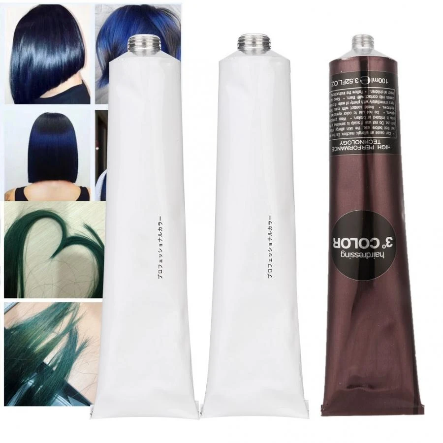 ヘアワックス 100 ミリリットル青色ヘアカラークリームヘアサロン長期的な染料の色のクリームヘアケア Hair Color Aliexpress