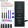 100% New Original Phone Battery For Apple iPhone 4 4S 5 5S 5C SE 6 6S 7 8 Plus X XS MAX XR Real Capacity 0 Cycle Free Tools Kit ► Photo 3/6