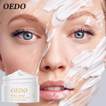 

OEDO Snail Face Cream Collagen Anti Wrinkle Anti-Aging Cream Whitening Moisturizing Nourish Shrink Pores Firm Skin Care Serum