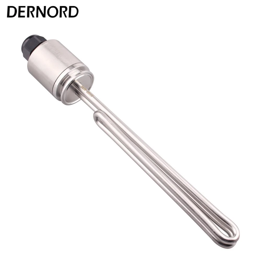 Dernord Immersion Brewing Heater Sus304 1.5 Inch Triclamp 240v 2.5kw