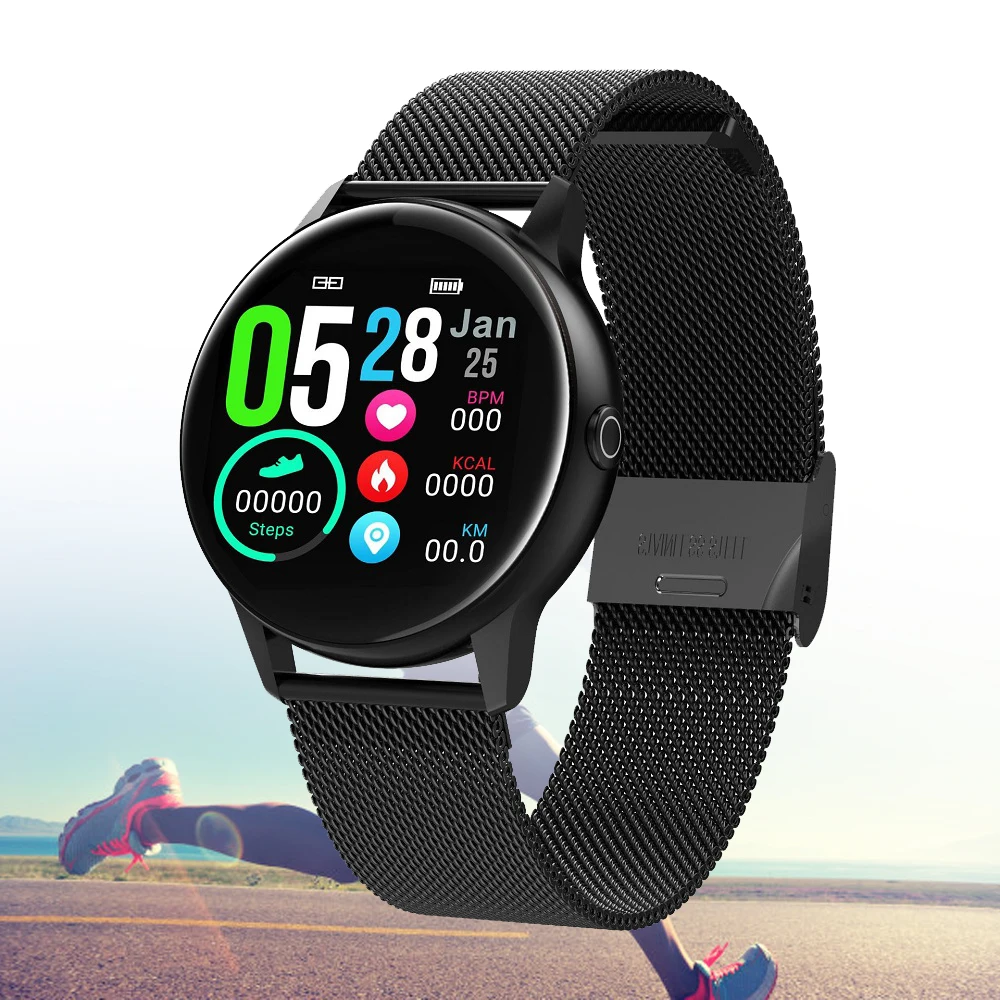 

Smartwatch Women IP68 Smartwatch Heart Rate Monitor Blood Pressure Oxygen Wearable Device Sports Fitness Tracker For Android IOS