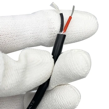 

2 Cores flexible silicone cable Power Cable Cord Super Soft Tinned Copper Signal Wire Insulationis soft and resists soldering