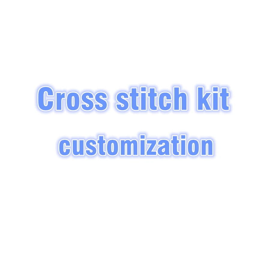 

Cross stitch kits customization Family portrait CCKP001