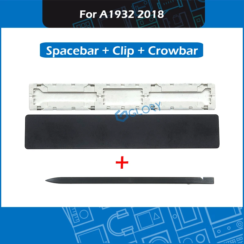 Spacebar with Clip 10 компл./лот A1932 пробел бар ключ колпачок для Macbook Air 1" A1932 пробел+ Клип Ремонт клавиатуры - Цвет: Spacebar with Clip