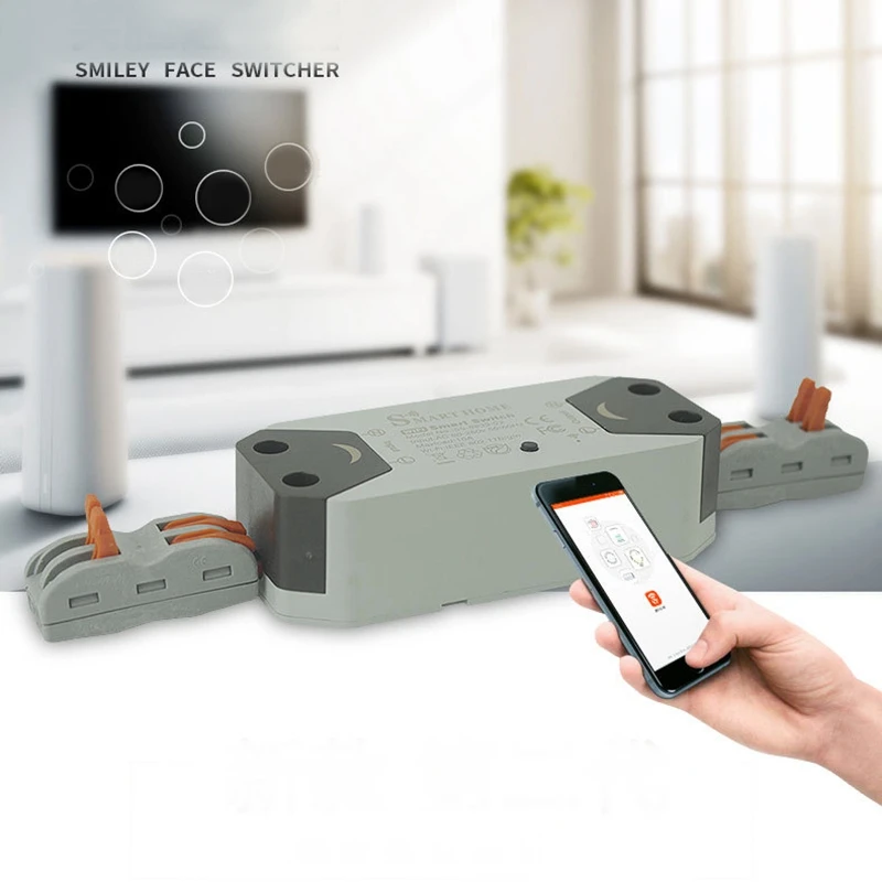 ELEG-Wifi умный переключатель беспроводной модуль универсальное реле Совместимо с Google Alexa Echo для Smartlife DIY домашнее приложение через
