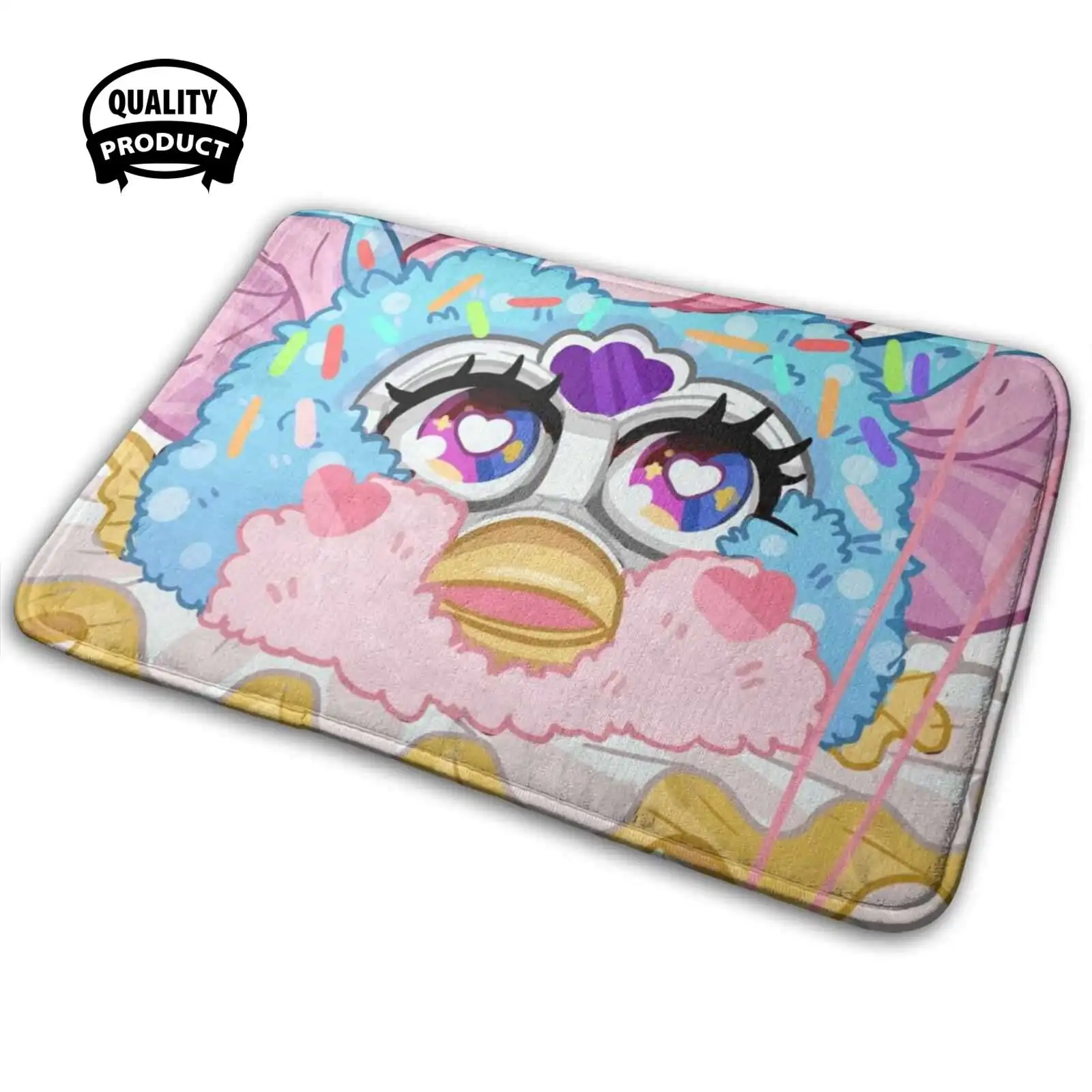 Clown Furby 3D Articoli Per La Casa Tappetino Tappeto Cuscino Furby Furby Long Furby Cute Clown Custom Party Sprinkles Compleanno