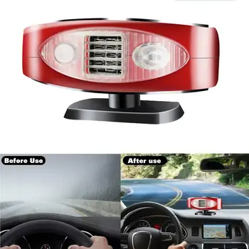 

Car Heater Multifunction Portable Electric Vehicle Defroster Control LCD Warm Automobile Remover Portable Accessories Windshield