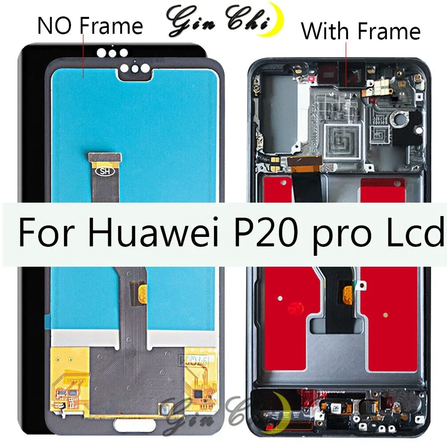 TFT для huawei P20 pro ЖК-дисплей сенсорный экран для huawei P20 pro CLT-L09 CLT-L29 ЖК-дисплей с рамкой Замена экрана