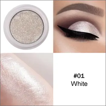

12 Color Metallic Glitter Eye Shadow Long-Lasting Waterproof Soft Shimmer Eye Makeup Pallete Women Eye Beauty Cosmetic TSLM2