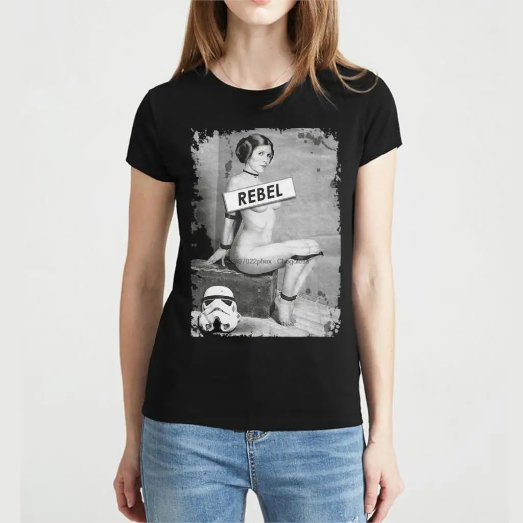 Женская футболка принцессы Leia Rebel с графическим рисунком повседневные женские